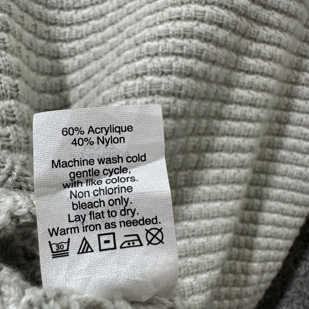 J Crew Textured Turtleneck Sweater‎ Womens XXS Beige Long Sleeve H3909